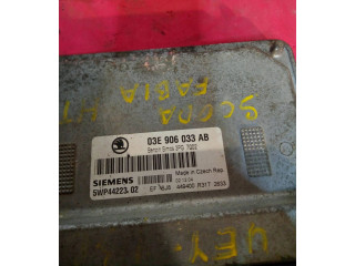 Блок управления двигателя 03E906033AB, 3PG7002 Skoda Fabia Mk1 (6Y)