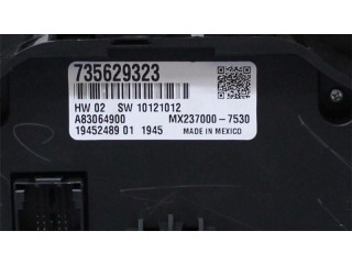 Блок управления климат-контролем 735629323, 735629323   Fiat 500