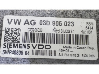 Блок управления двигателем Блок управления 03D906023, 5WP40806 Volkswagen Polo IV 9N3