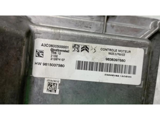 Блок управления двигателя 9838397680 Citroen C3 Aircross