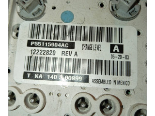 Блок управления климат-контролем P55115904AC, 12222820   Jeep Grand Cherokee (WJ)