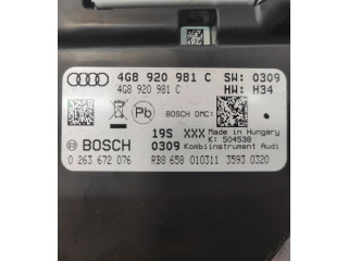 Панель приборов 4G8920981C, 0263672076 Audi A7 S7 4G