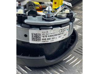 Volant Audi A8 S8 D4 4H 2011 4H0419091AF, 4H0880201L  