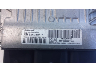 Блок управления двигателя 9666681180, S180123008A Citroen DS4