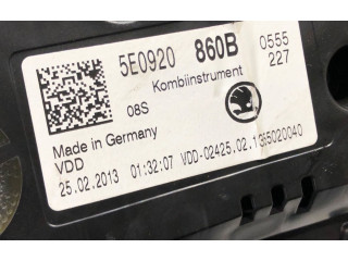 Панель приборов 5E0920860B Skoda Octavia Mk3 (5E)