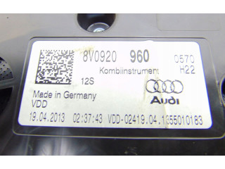 Панель приборов 8V0920960   Audi A3 S3 8V       