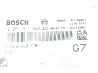 Блок управления двигателя 37820RL0G06, 0281014809 Honda Accord