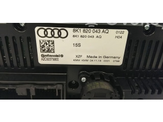 Блок управления климат-контролем 8K1820043AQ, 8K1820043AD   Audi Q5 SQ5