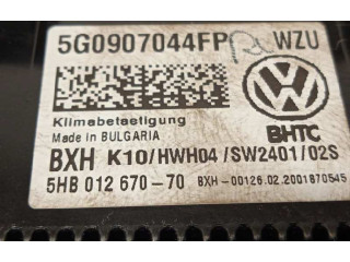 Блок управления климат-контролем 5G0907044FP, 5HB012670 Volkswagen Golf SportWagen