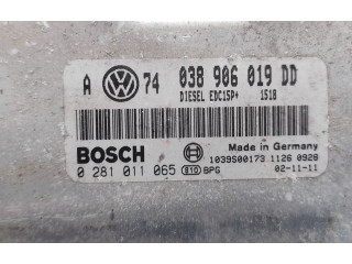 Блок управления двигателя 038906019DD, 0281011065   Volkswagen Golf Cross