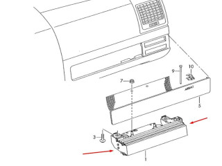 Подушка безопасности пассажира 7H1880200A Volkswagen Transporter - Caravelle T5