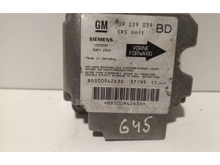 Блок подушек безопасности 09229039, 1923594   Opel Vectra B