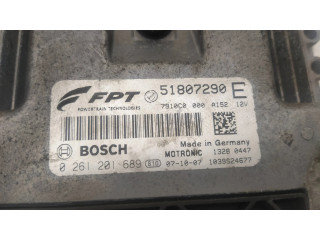 Блок управления двигателя 0261201689, 51807290   Fiat Linea
