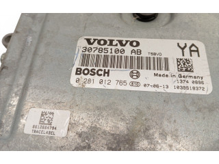 Блок управления двигателем Блок управления 30785100AB, 0281012765   Volvo V70