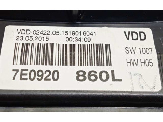 Přístrojová deska Volkswagen Transporter - Caravelle T6 2016 7E0920860L