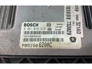 Блок управления двигателем Блок управления P05150620AC, 0281018312 Fiat Freemont