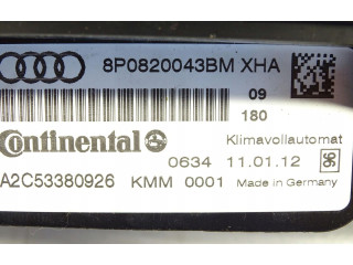 Блок управления климат-контролем 8P0820043BM   Audi A3 S3 8P