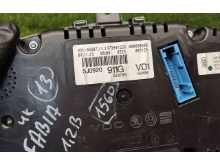 Geschwindigkeitsmesser Cockpit 5J0920911G Skoda Fabia Mk2 (5J)