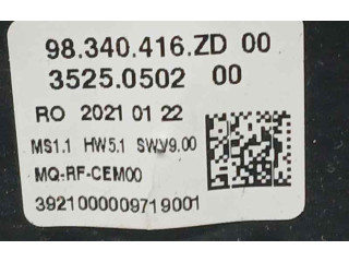 Блок управления климат-контролем 98340416ZD, 35250502   Citroen Jumpy