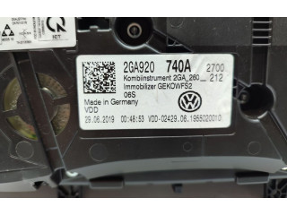 Přístrojová deska Volkswagen T-Roc 2019 2GA920740A