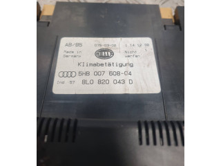Блок управления климат-контролем 5HB00760804, 8L0820043D   Audi A3 S3 8L
