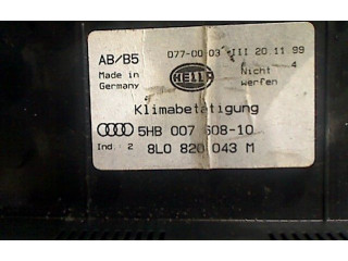 Блок управления климат-контролем 8L0820043M, 5HB00760810 Audi A3 S3 8L