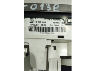 Блок управления климат-контролем 13215936 Opel Meriva A