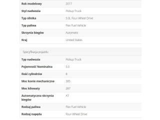 Zpětné zrcátko Ford F150 2015 FL34-17682-DP