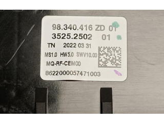 Блок управления климат-контролем 98340416ZD Citroen Berlingo