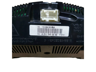 Přístrojová deska Mercedes-Benz E W211 2007 A2115406048, 110080351005