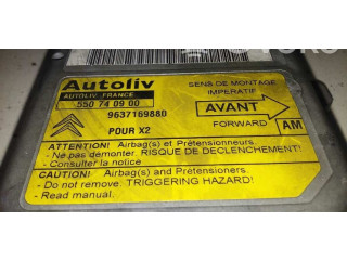 Блок подушек безопасности 9637169880 Citroen Xantia