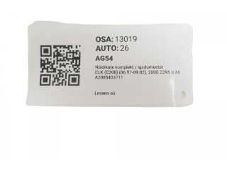 Přístrojová deska Mercedes-Benz CLK A208 C208 2000 A2085403711, A2085403711