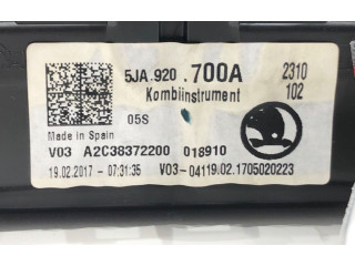 Панель приборов 5JA920700A Skoda Rapid (NH)