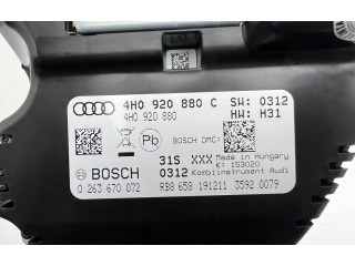 Přístrojová deska Audi A8 S8 D4 4H 2013 4H0920880C