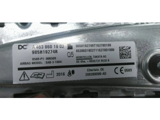 Подушка безопасности в сиденье 985H19274R   Renault Twingo III