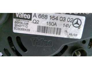 Генератор 0121544402   Mercedes-Benz A W168      