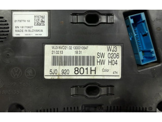 Панель приборов 5J0920801H, 5J0920801H Skoda Fabia Mk2 (5J)