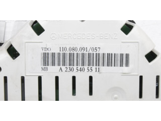 Панель приборов A2305400023 Mercedes-Benz SL R230