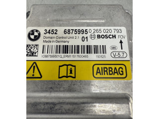 Блок подушек безопасности 6875995, 0265020793 BMW X5 F15
