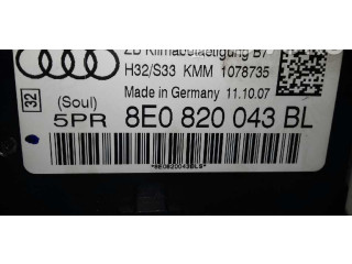 Блок управления климат-контролем 8E0820043BL   Audi A4 Allroad