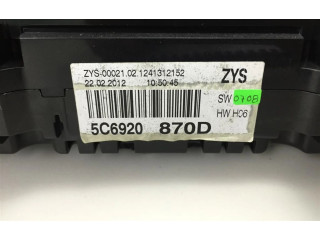 Спидометр (приборный щиток) 5C6920870D Volkswagen Jetta VI