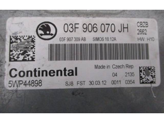 Блок управления двигателя 03F906070JH, 03F907309AB Skoda Yeti (5L)