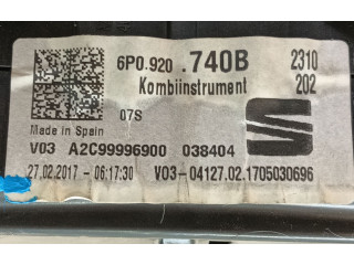 Přístrojová deska Seat Ibiza IV (6J,6P) 2017 6P0920740C, 6p0920740b