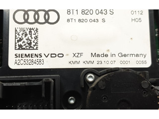 Блок управления климат-контролем 8T1820043S Audi A4 Allroad