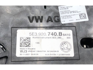 Панель приборов 5E3920740B   Skoda Octavia Mk4       