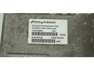 Блок управления двигателем Блок управления 51843361 Fiat Grande Punto