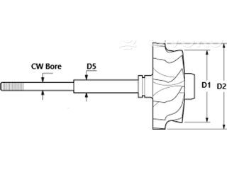 Turbodmychadlo Турбина 805713-0004, TW16-677 Opel Astra K