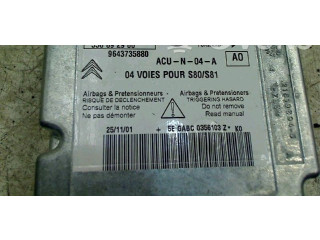 Блок подушек безопасности 550892900, 9643735880   Citroen Saxo