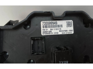 Блок управления климат-контролем 735599949 Fiat Panda III