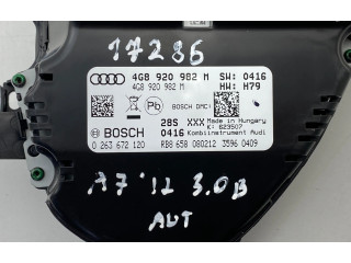 Панель приборов 4G8920982M, 0263672120 Audi A7 S7 4G